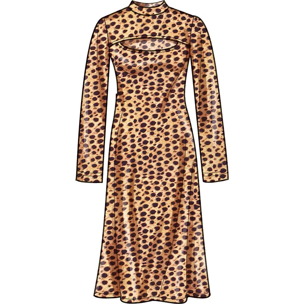 Simplicity Sewing Pattern S9644 Misses and Womens Knit Dress in Three Lengths 9644 Image 3 From Patternsandplains.com