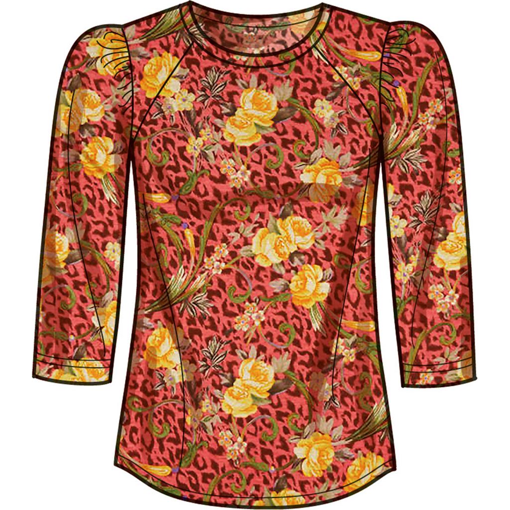 Simplicity Sewing Pattern S9645 Misses Knit Tops 9645 Image 4 From Patternsandplains.com