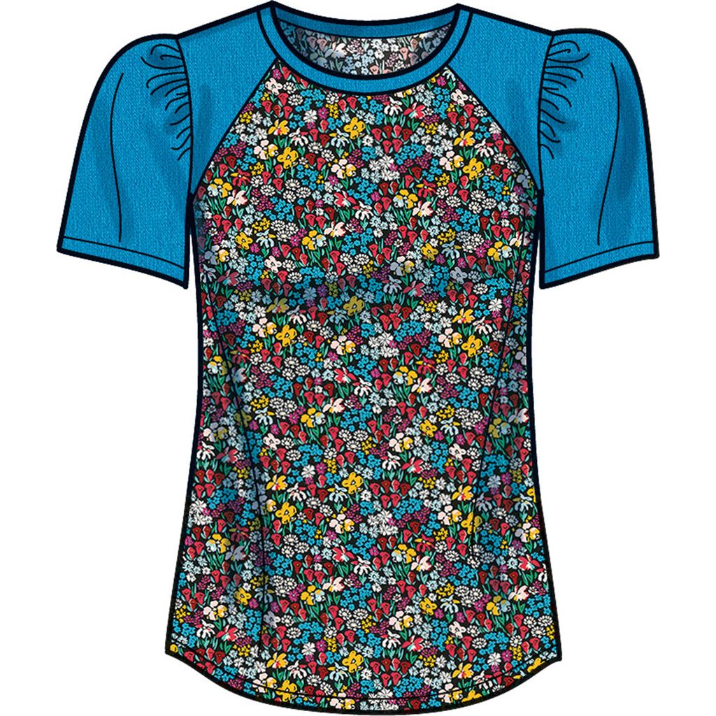 Simplicity Sewing Pattern S9645 Misses Knit Tops 9645 Image 6 From Patternsandplains.com