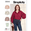 Simplicity Sewing Pattern S9646 Misses Button Down Top 9646 Image 1 From Patternsandplains.com