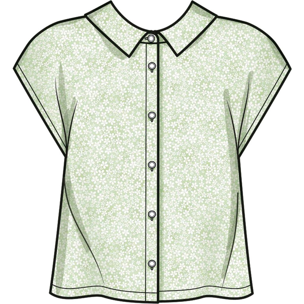 Simplicity Sewing Pattern S9646 Misses Button Down Top 9646 Image 6 From Patternsandplains.com