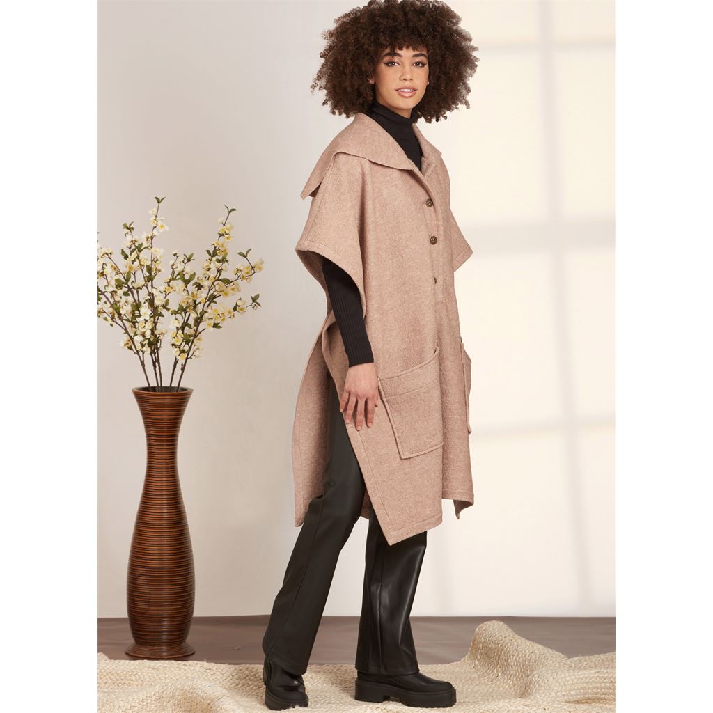 Simplicity Sewing Pattern S9649 Misses Ponchos 9649 Image 2 From Patternsandplains.com