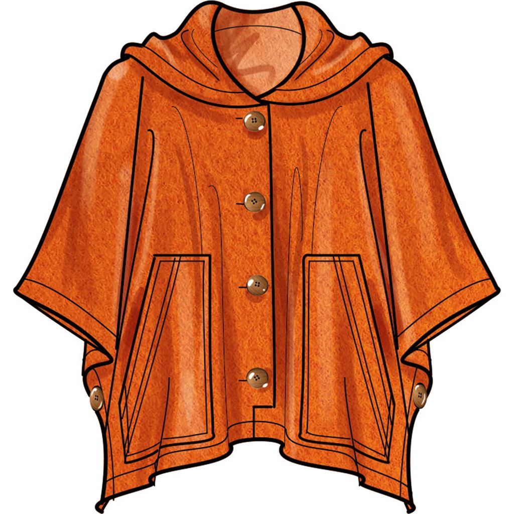Simplicity Sewing Pattern S9649 Misses Ponchos 9649 Image 3 From Patternsandplains.com