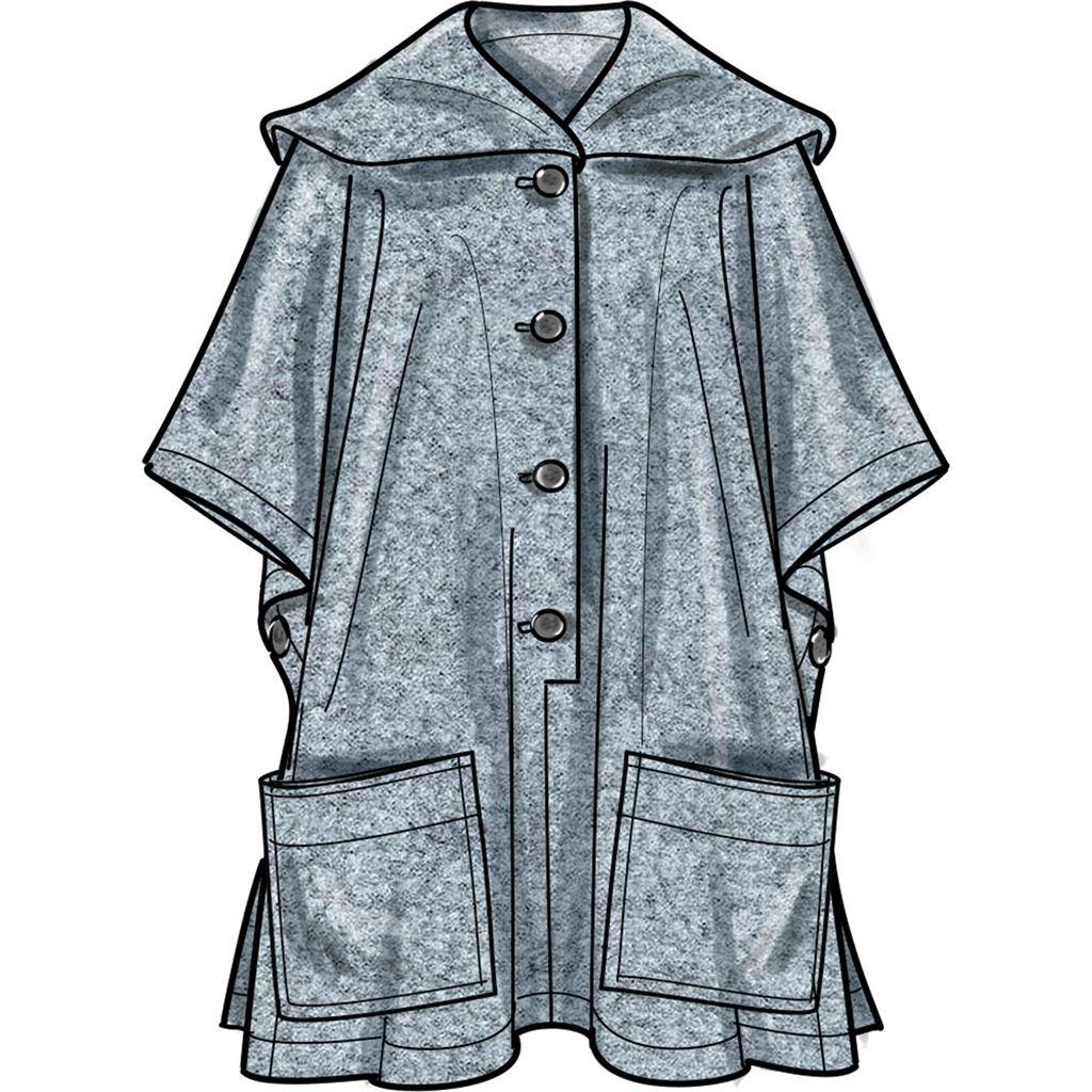 Simplicity Sewing Pattern S9649 Misses Ponchos 9649 Image 4 From Patternsandplains.com