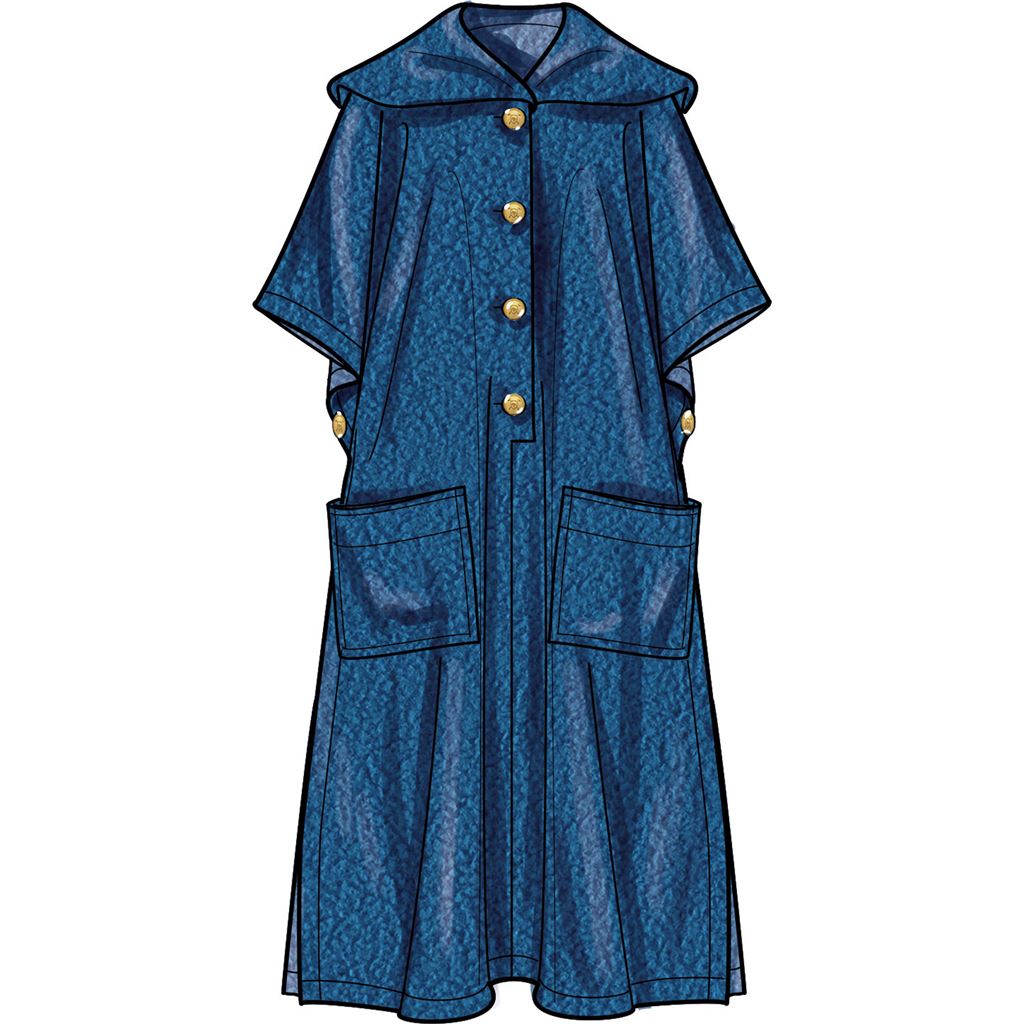 Simplicity Sewing Pattern S9649 Misses Ponchos 9649 Image 5 From Patternsandplains.com