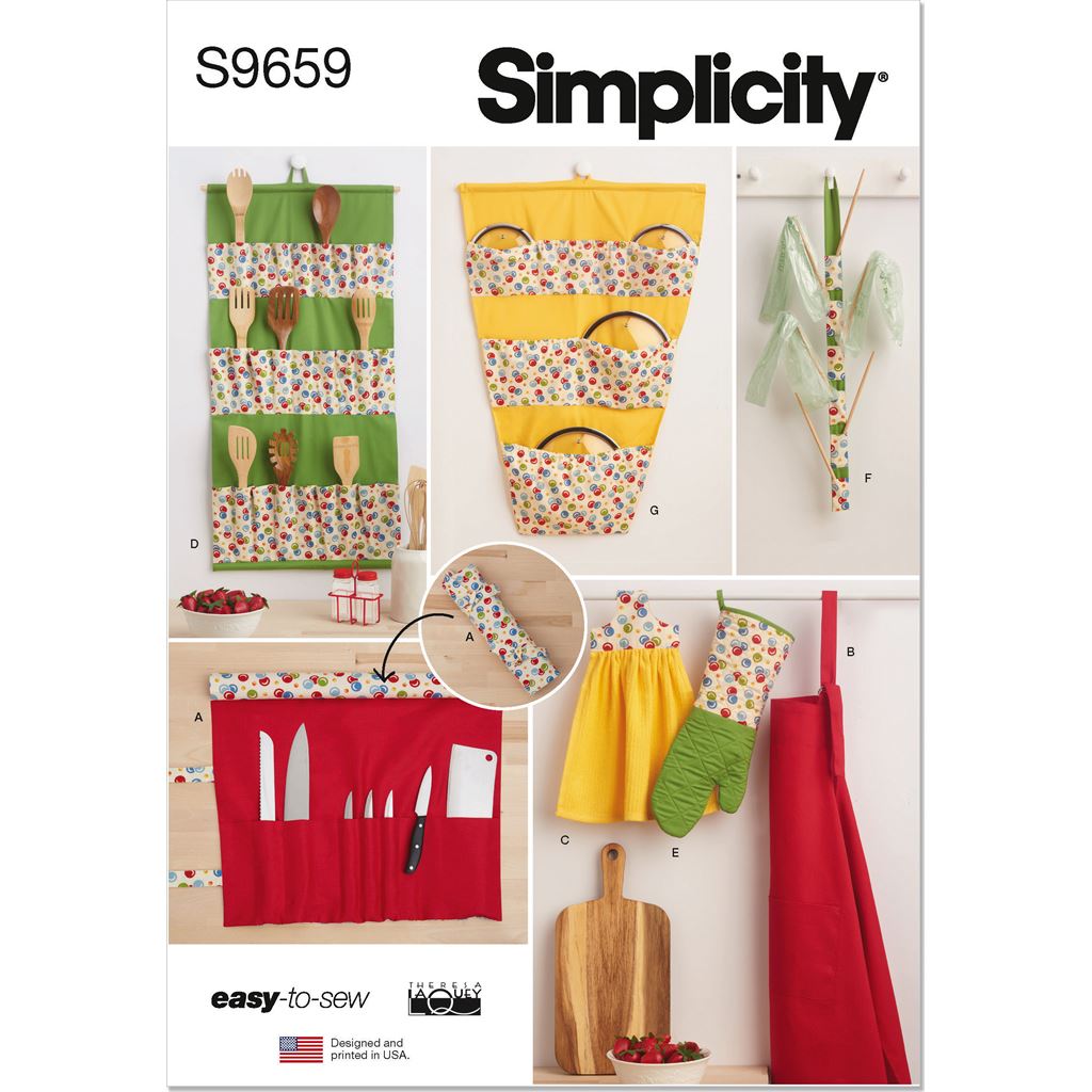 Simplicity Sewing Pattern S9659 Kitchen Accessories by Theresa LaQuey 9659 Image 1 From Patternsandplains.com