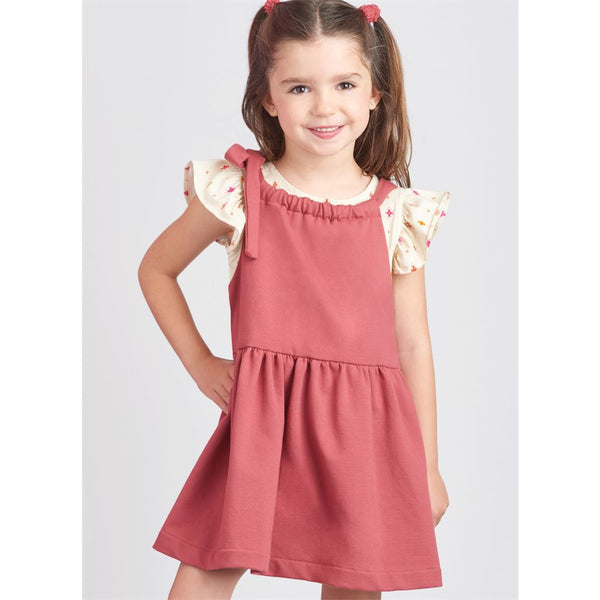 Simplicity Sewing Pattern S9661 Children's Knit Tops, Overalls, and ...