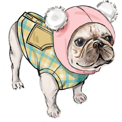 Simplicity Sewing Pattern S9663 Pet Coats with Optional Hoods and Cowls in Sizes S M L and Adult Cowl 9663 Image 5 From Patternsandplains.com