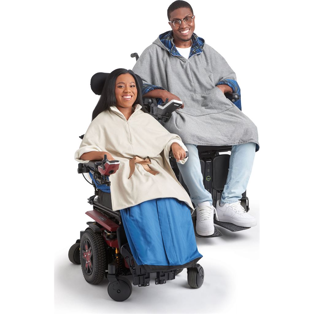 Simplicity Sewing Pattern S9671 Poncho with Detachable Hood and Wheelchair Blanket 9671 Image 2 From Patternsandplains.com