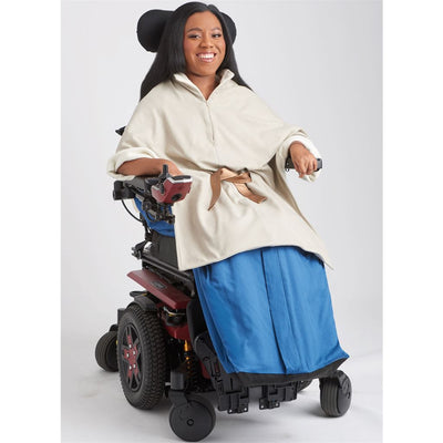 Simplicity Sewing Pattern S9671 Poncho with Detachable Hood and Wheelchair Blanket 9671 Image 3 From Patternsandplains.com