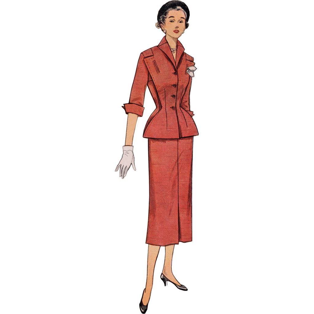Simplicity Sewing Pattern S9675 Misses Vintage Skirt and Jacket 9675 Image 2 From Patternsandplains.com