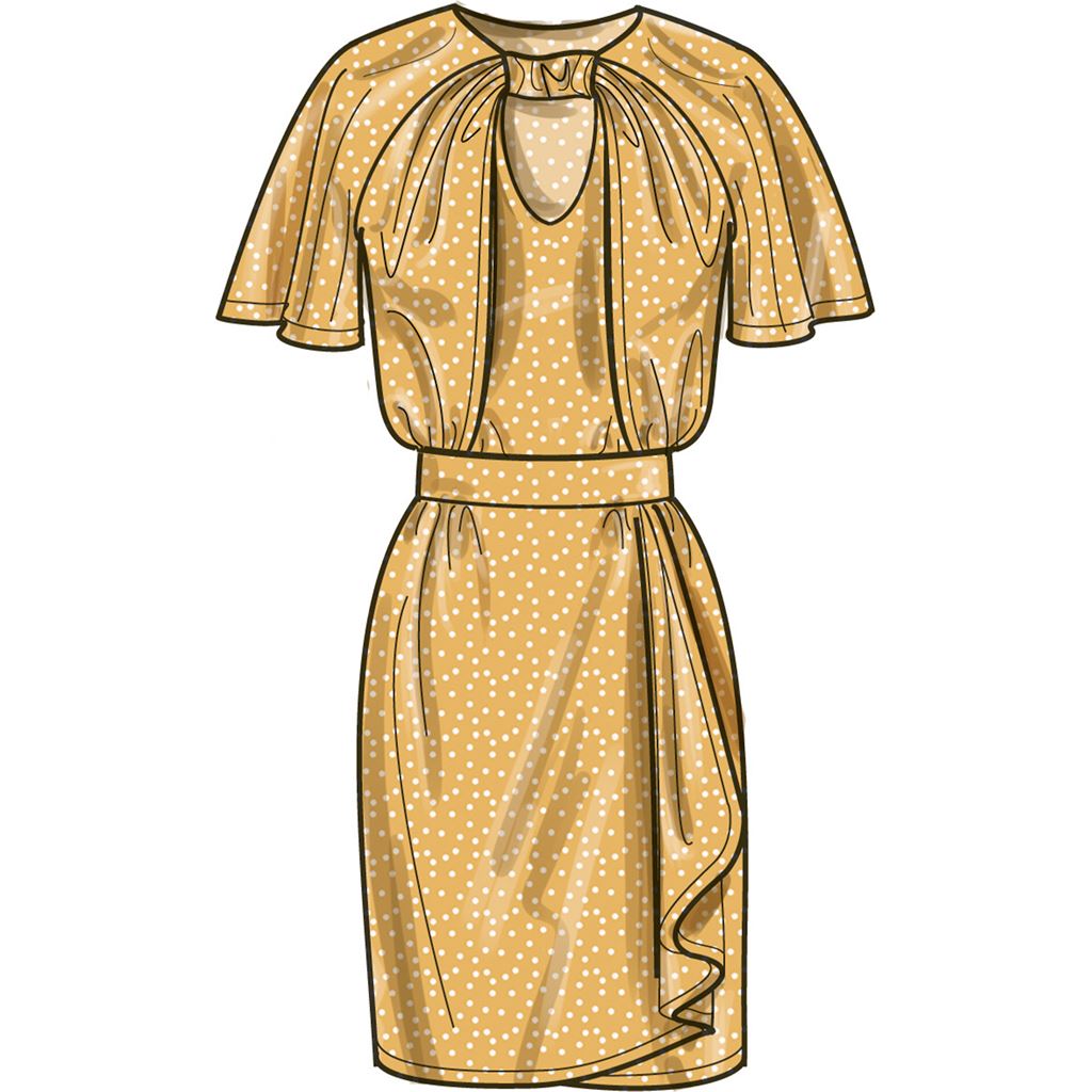 Simplicity Sewing Pattern S9677 Misses Dresses with Sleeve and Length Variations 9677 Image 5 From Patternsandplains.com