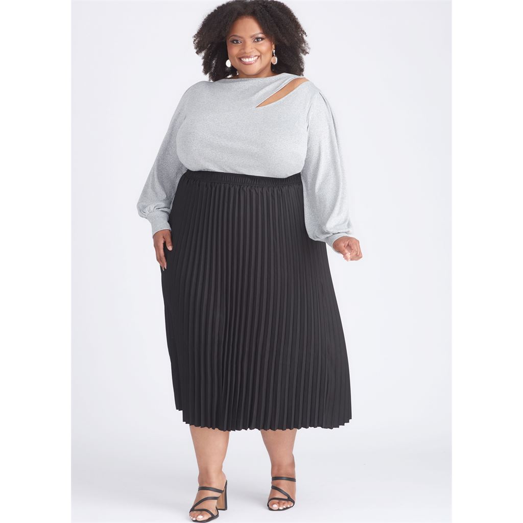 Simplicity Sewing Pattern S9680 Womens Knit Top with Sleeve Variations 9680 Image 6 From Patternsandplains.com