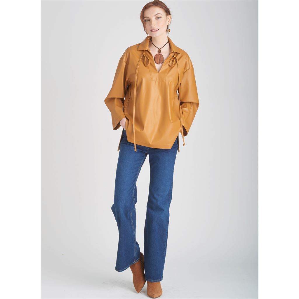 Simplicity Sewing Pattern S9681 Misses and Womens Pull Over Top 9681 Image 7 From Patternsandplains.com