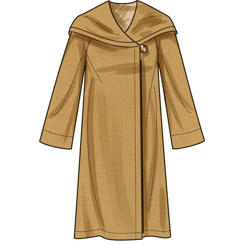 Simplicity Sewing Pattern S9684 Misses Hooded Coats and Jacket with Length Variations 9684 Image 4 From Patternsandplains.com