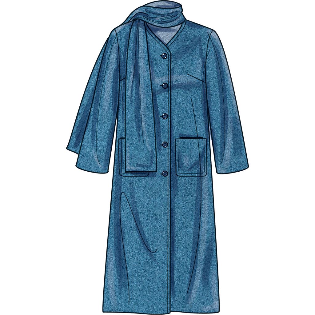 Simplicity Sewing Pattern S9686 Womens Coat and Jacket 9686 Image 3 From Patternsandplains.com