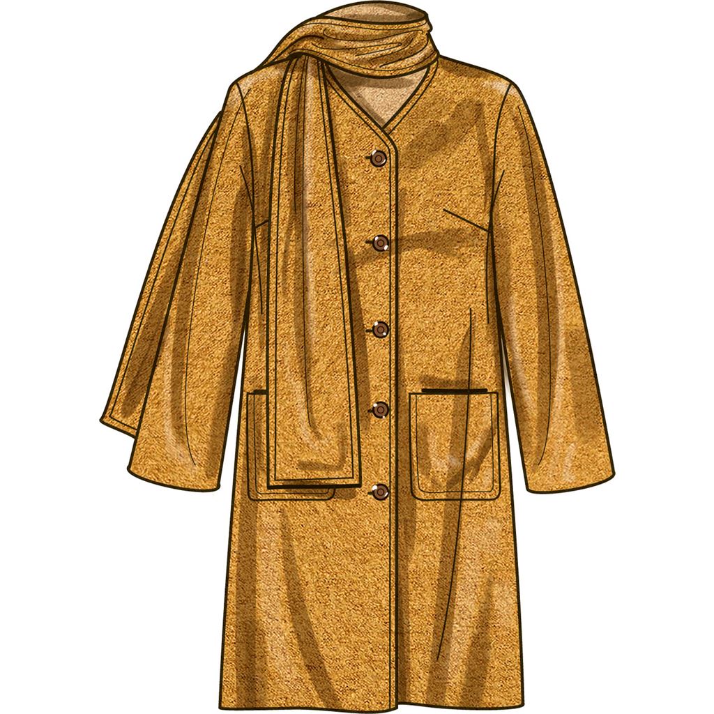 Simplicity Sewing Pattern S9686 Womens Coat and Jacket 9686 Image 4 From Patternsandplains.com