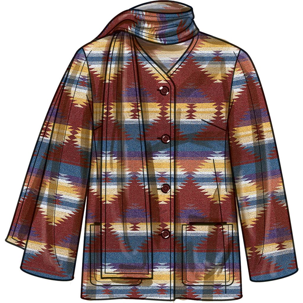 Simplicity Sewing Pattern S9686 Womens Coat and Jacket 9686 Image 5 From Patternsandplains.com