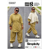Simplicity Sewing Pattern S9687 Misses Jacket Poncho and Pants by Mimi G 9687 Image 1 From Patternsandplains.com