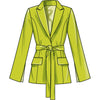 Simplicity Sewing Pattern S9688 Misses and Womens Jacket with Tie Belt 9688 Image 3 From Patternsandplains.com