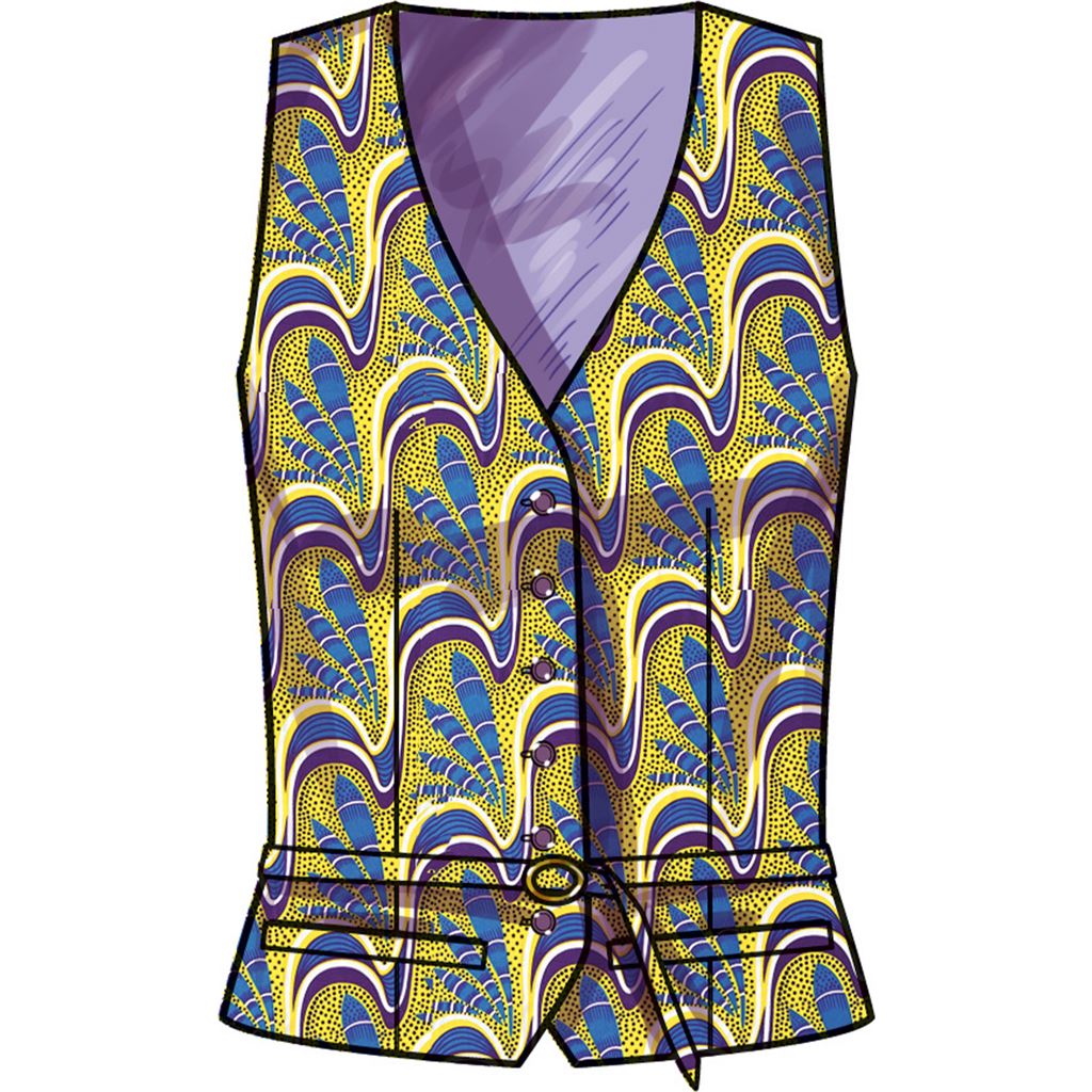 Simplicity Sewing Pattern S9689 Misses and Womens Vest and Pants 9689 Image 3 From Patternsandplains.com