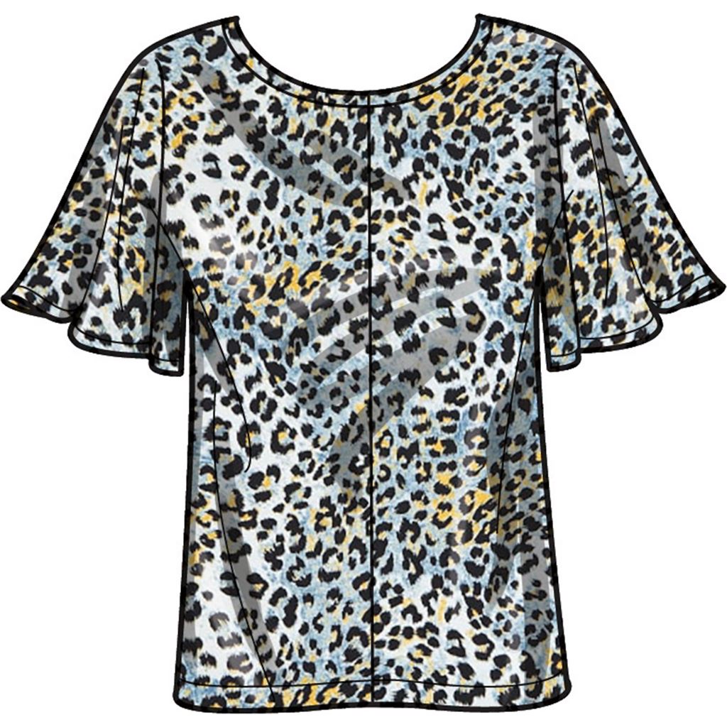 Simplicity Sewing Pattern S9690 Misses Tops and Pull On Pants 9690 Image 4 From Patternsandplains.com