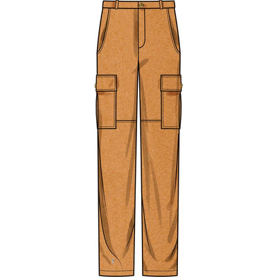 Simplicity Sewing Pattern S9693 Mens Cargo Pants 9693 Image 5 From Patternsandplains.com
