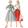 Simplicity Sewing Pattern S9699 Misses Vintage Skirt Blouse and Jacket 9699 Image 2 From Patternsandplains.com