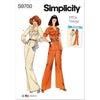 Simplicity Sewing Pattern S9700 Misses Vintage Jumpsuit 9700 Image 1 From Patternsandplains.com