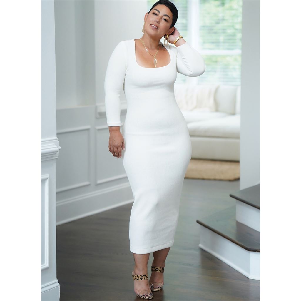 Simplicity Sewing Pattern S9701 Misses Knit Dress in Two Lengths by Mimi G Style 9701 Image 2 From Patternsandplains.com