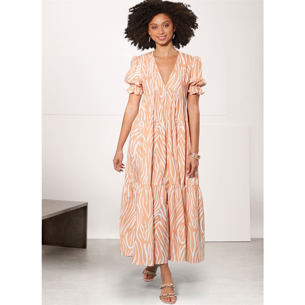 Simplicity Sewing Pattern S9702 Misses Empire Dress 9702 Image 2 From Patternsandplains.com