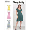 Simplicity Sewing Pattern S9703 Misses' Dresses 9703 - Patterns and Plains