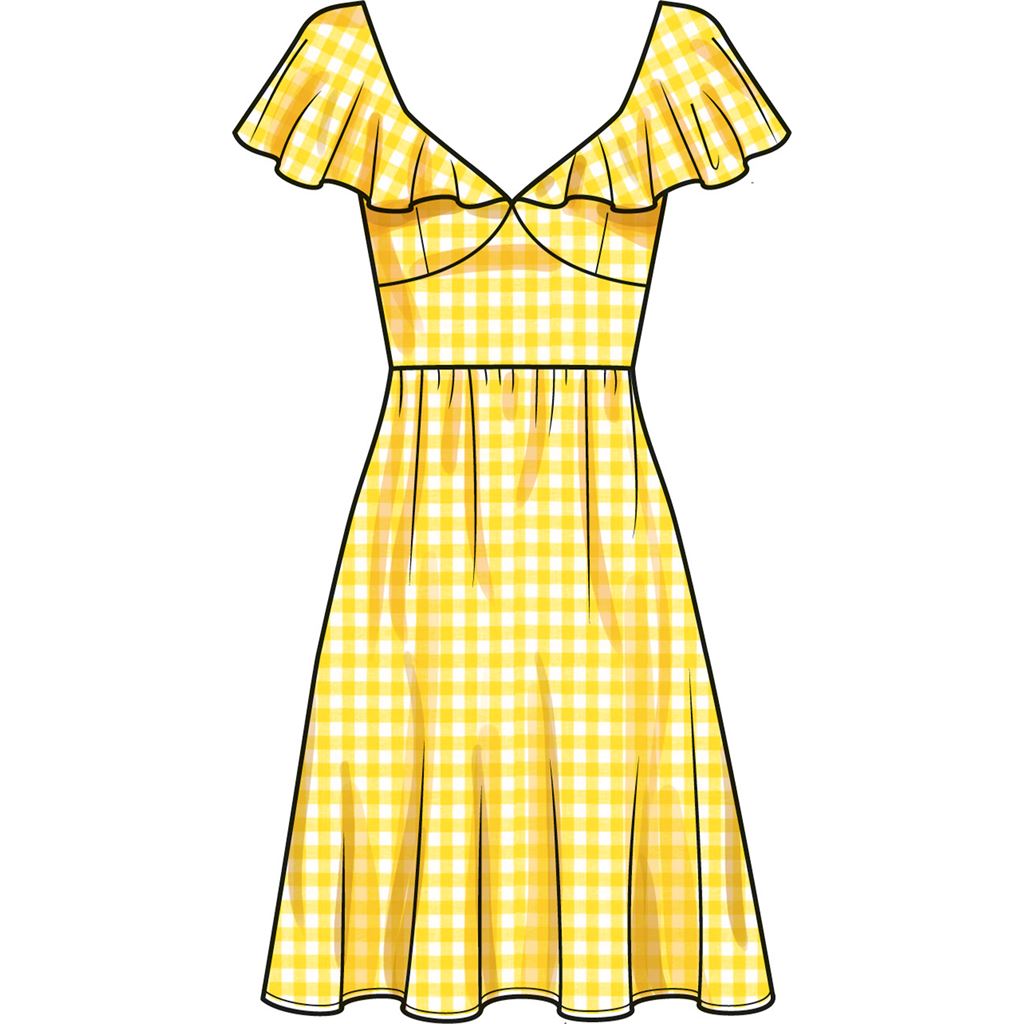 Simplicity Sewing Pattern S9703 Misses Dresses 9703 Image 3 From Patternsandplains.com