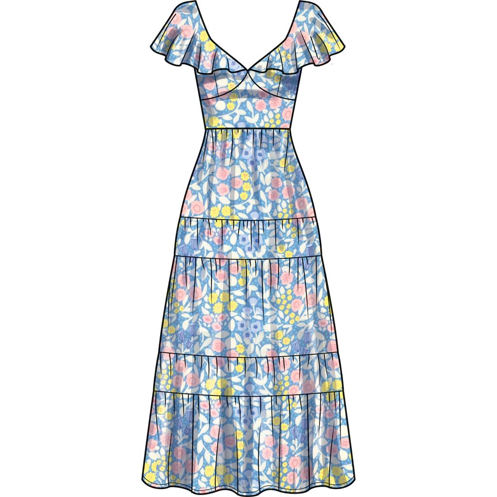 Simplicity Sewing Pattern S9703 Misses Dresses 9703 Image 5 From Patternsandplains.com