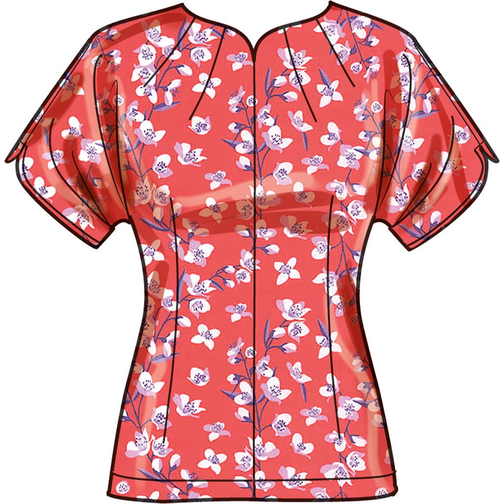 Simplicity Sewing Pattern S9705 Misses Tops 9705 Image 6 From Patternsandplains.com