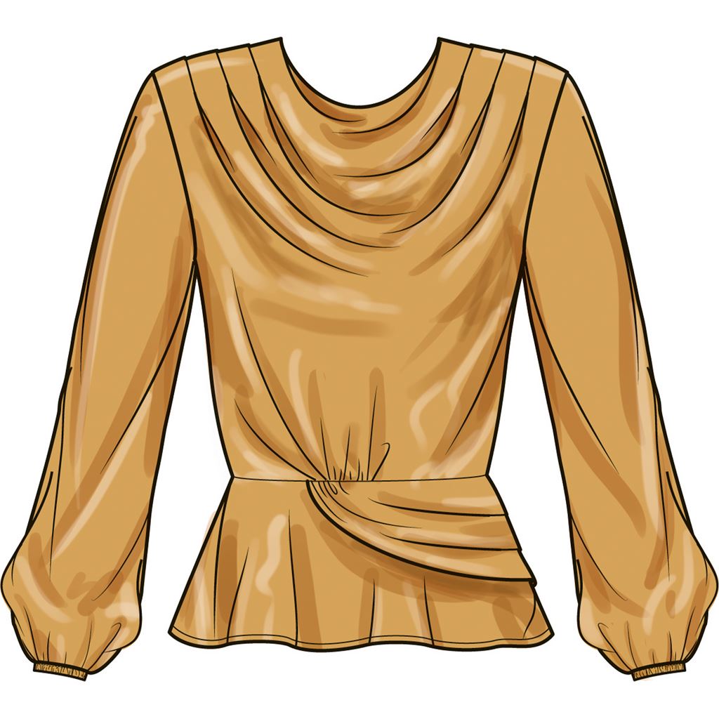 Simplicity Sewing Pattern S9706 Misses Tops 9706 Image 3 From Patternsandplains.com