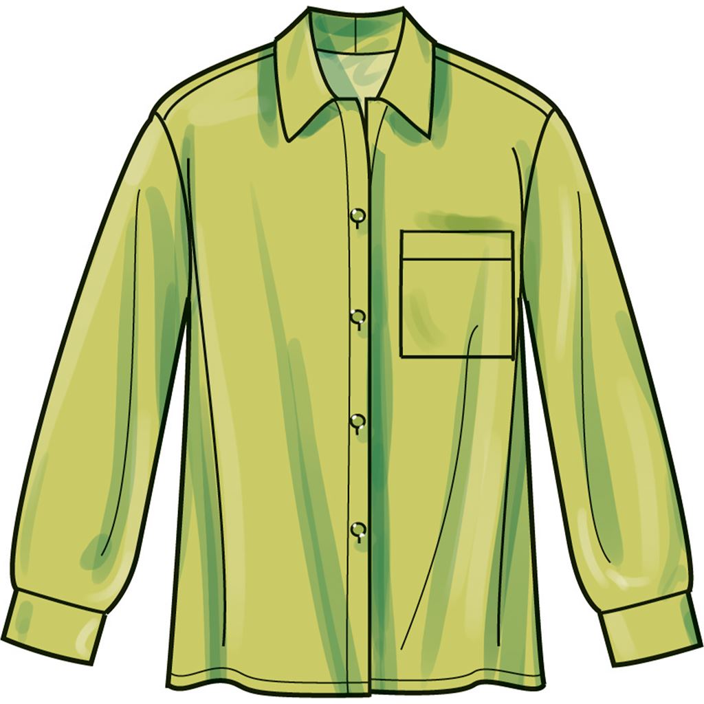 Simplicity Sewing Pattern S9707 Misses Shirts 9707 Image 4 From Patternsandplains.com