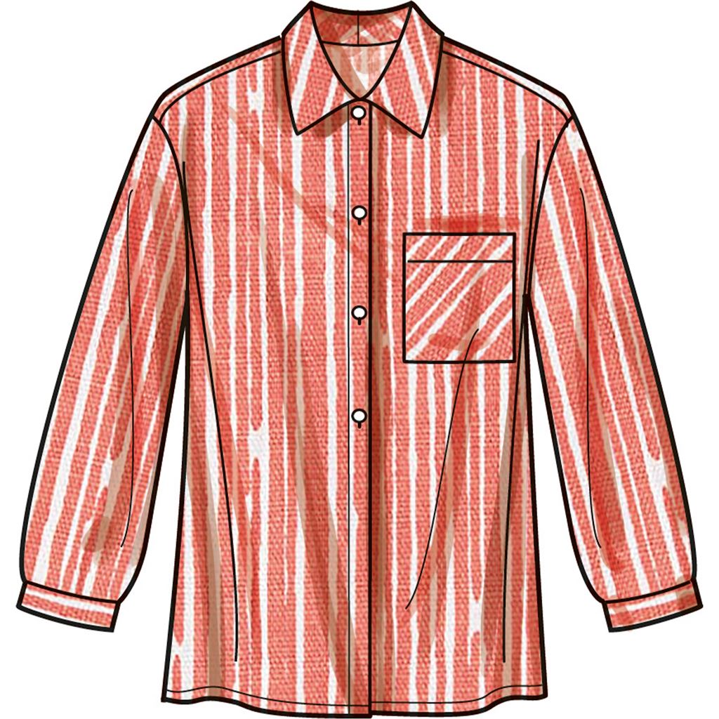 Simplicity Sewing Pattern S9707 Misses Shirts 9707 Image 6 From Patternsandplains.com
