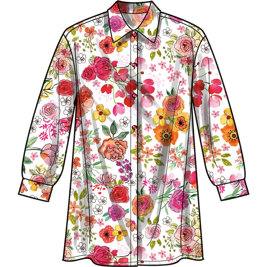 Simplicity Sewing Pattern S9708 Womens Shirts 9708 Image 3 From Patternsandplains.com