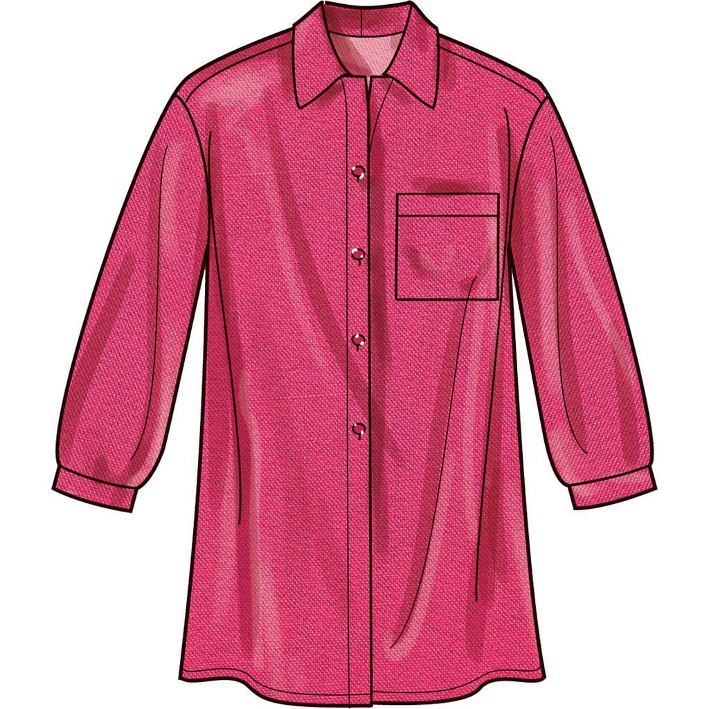 Simplicity Sewing Pattern S9708 Womens Shirts 9708 Image 5 From Patternsandplains.com