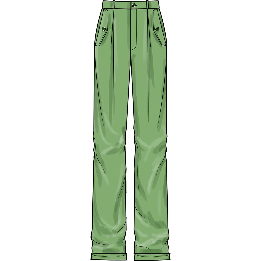 Simplicity Sewing Pattern S9709 Misses Pants and Shorts 9709 Image 3 From Patternsandplains.com