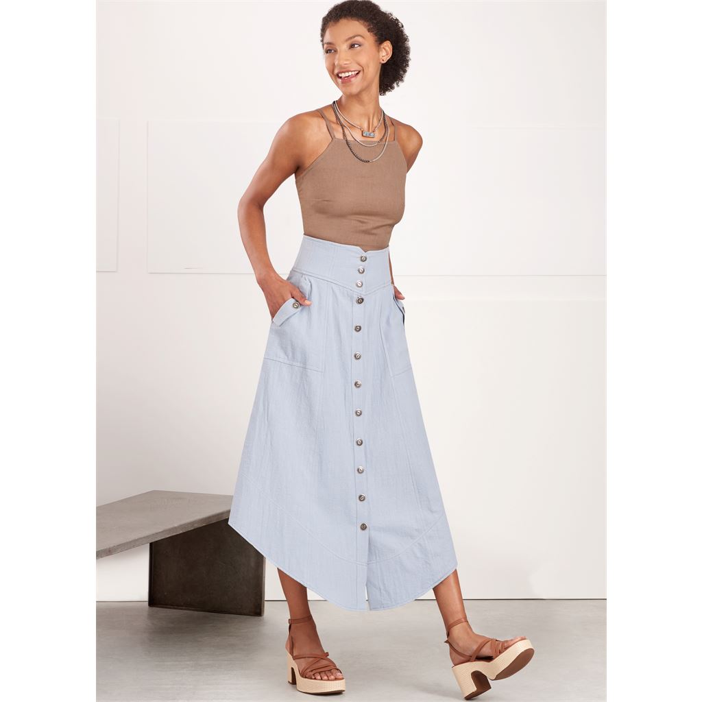 Simplicity Sewing Pattern S9710 Misses Skirts 9710 Image 2 From Patternsandplains.com