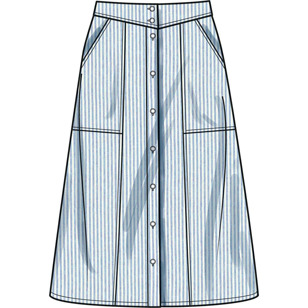 Simplicity Sewing Pattern S9710 Misses Skirts 9710 Image 3 From Patternsandplains.com