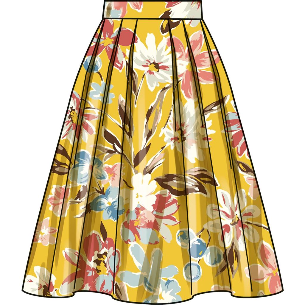 Simplicity Sewing Pattern S9711 Misses Skirts 9711 Image 4 From Patternsandplains.com