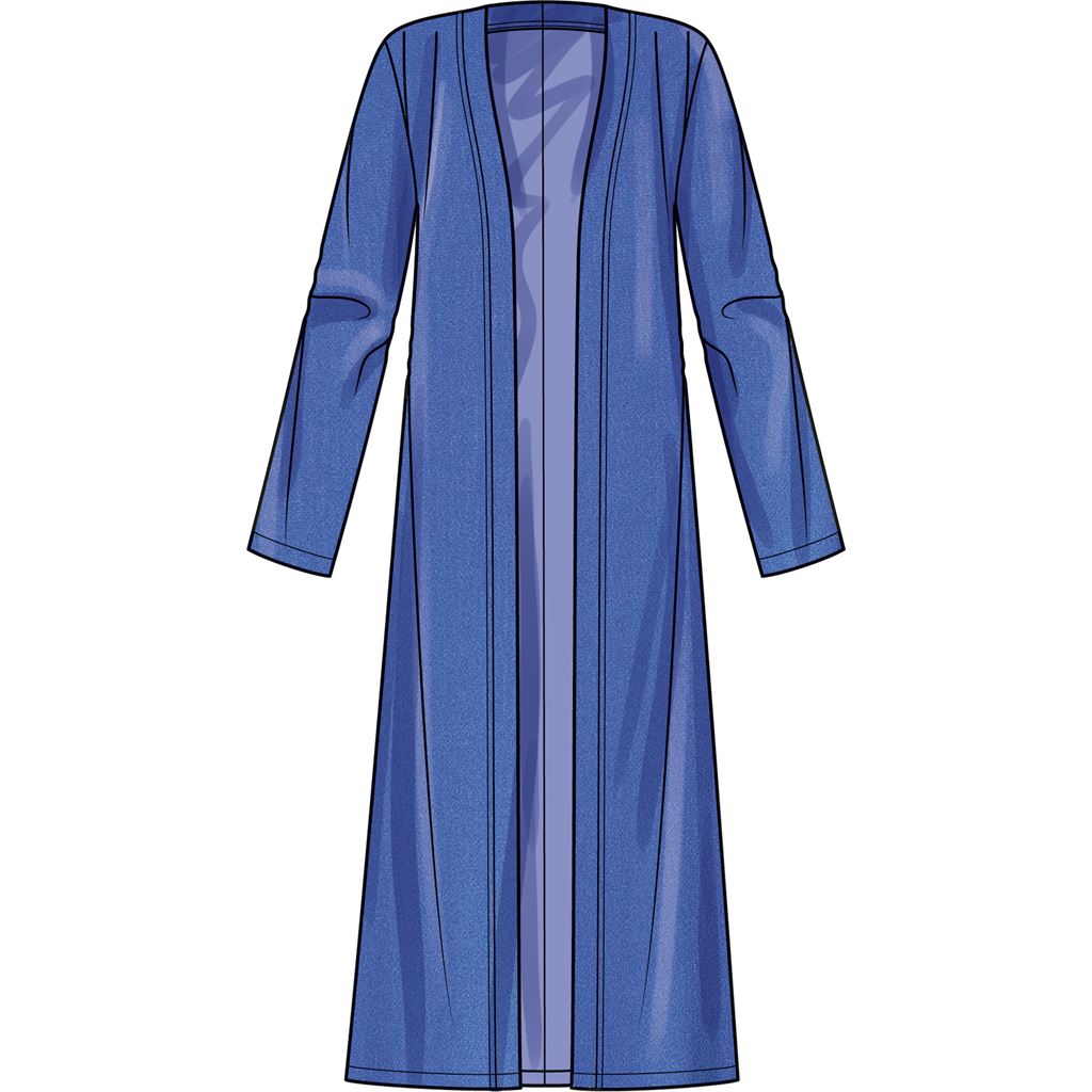 Simplicity Sewing Pattern S9716 Misses Knit Top Cardigan and Skirt 9716 Image 5 From Patternsandplains.com