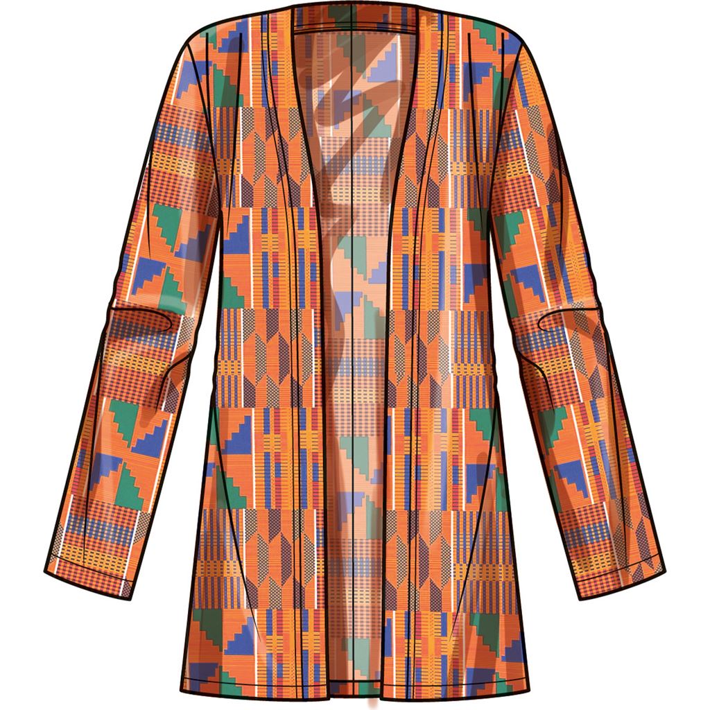 Simplicity Sewing Pattern S9716 Misses Knit Top Cardigan and Skirt 9716 Image 6 From Patternsandplains.com