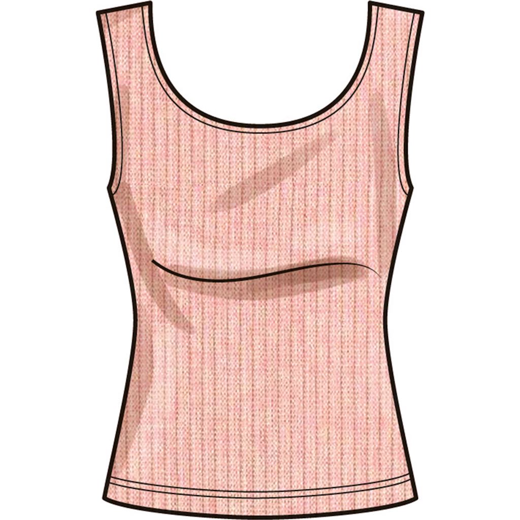 Women's Kendra Knit Tank Top. Full and Racerback options. Downloadable PDF  Sewing Pattern for Women sizes 00-20.