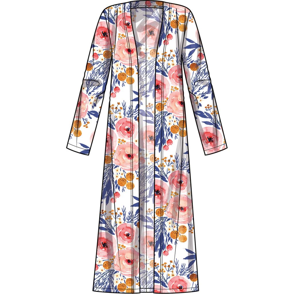 Simplicity Sewing Pattern S9717 Womens Knit Top Cardigan and Skirt 9717 Image 5 From Patternsandplains.com