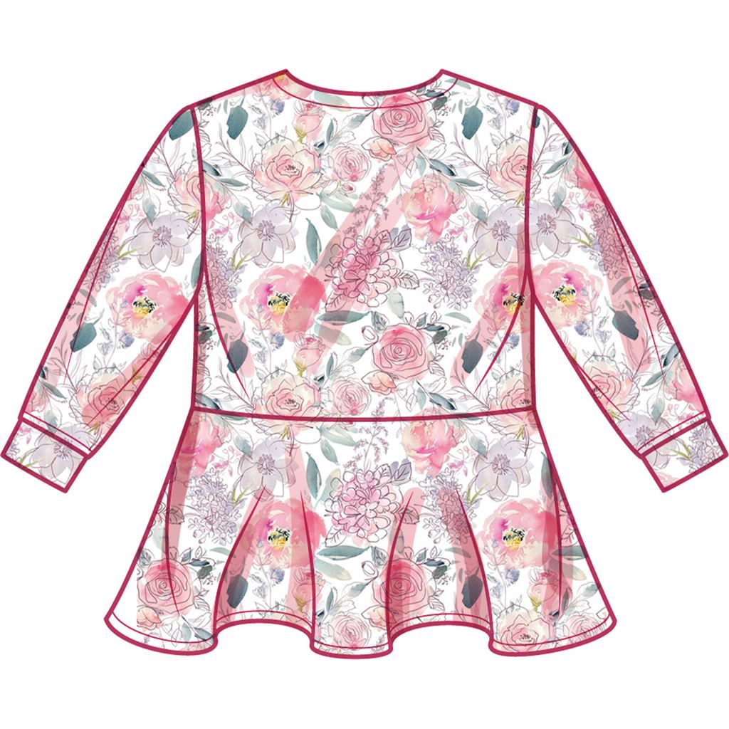 Simplicity Sewing Pattern S9720 Babies Knit Dress Top Pants Hat and Headband in Sizes S M L 9720 Image 4 From Patternsandplains.com