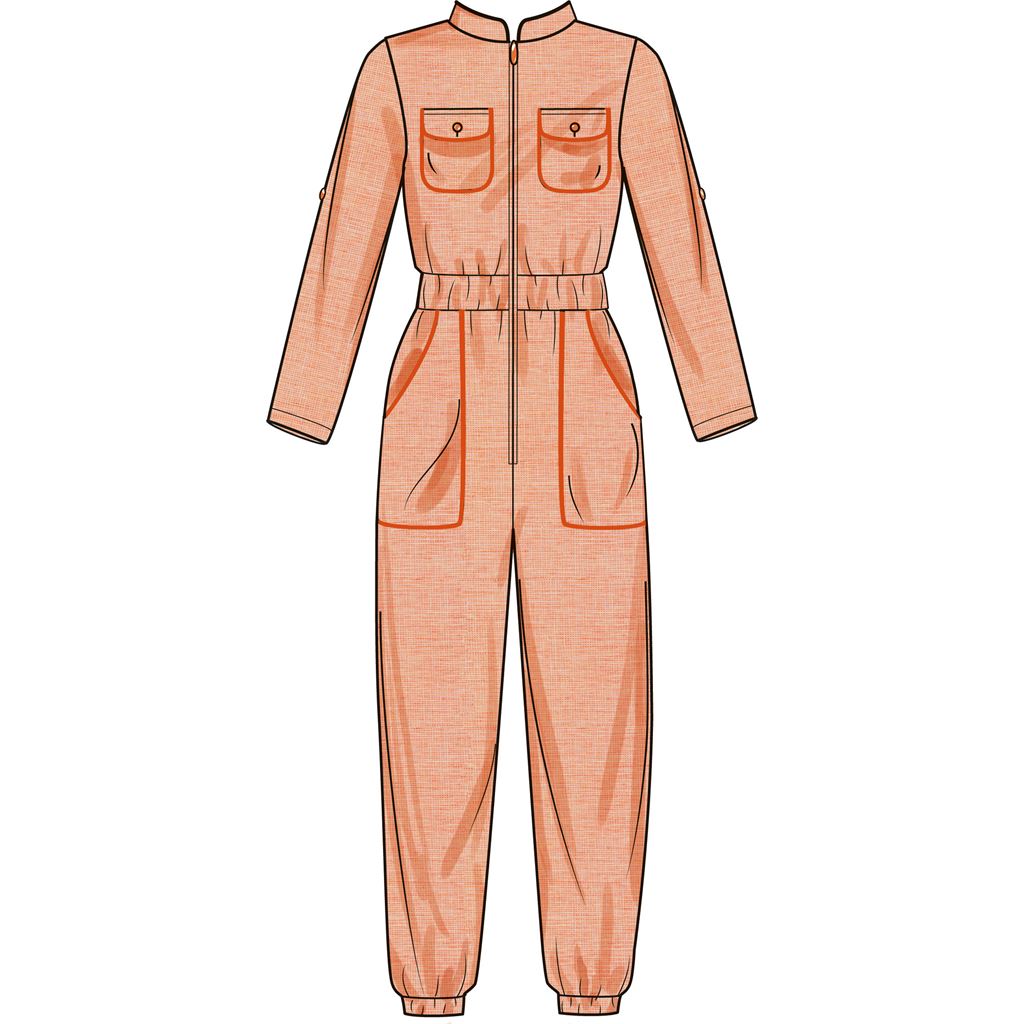 Simplicity Sewing Pattern S9722 Childrens and Girls Jumpsuit Romper and Dress 9722 Image 3 From Patternsandplains.com